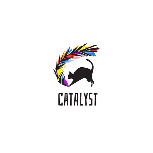High End Logo for a Cat Feather Toy Retailer