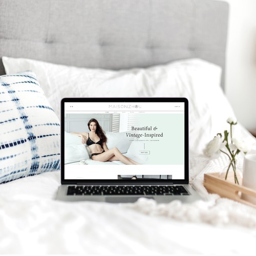 Squarespace E-Commerce Website for Sleepwear Brand