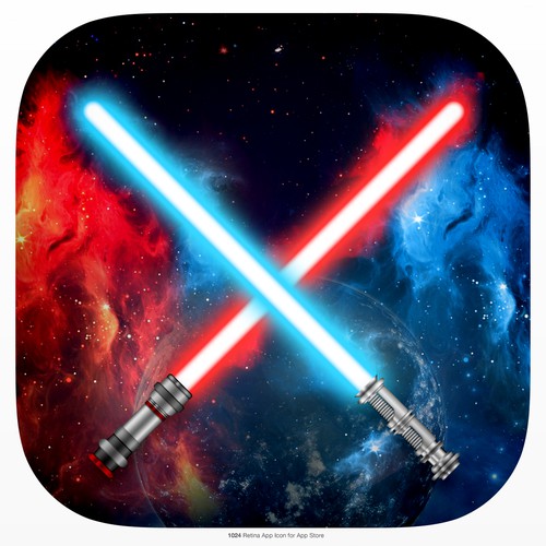 iPhone Lightsaber app - we need a fresh iOS app icon!