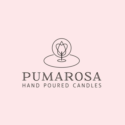 Modern, minimal Logo-design for a Candle Making Business