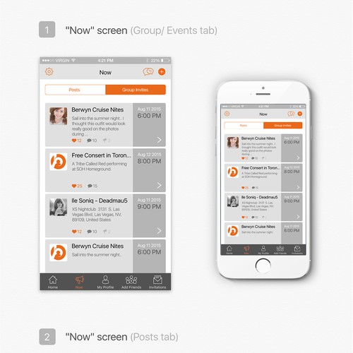 BuddyPass. IPhone app design