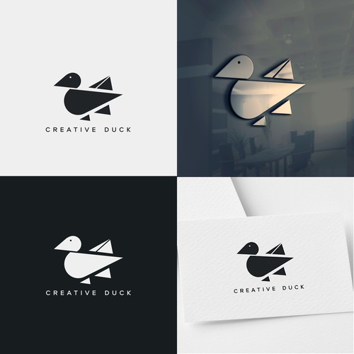 Duck Logo design Templet