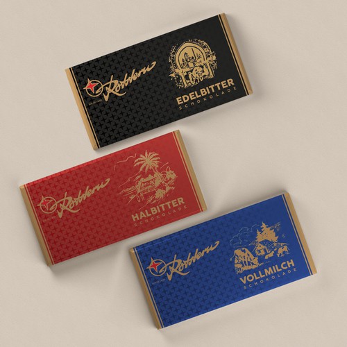 Rotstern Chocolate rebranding