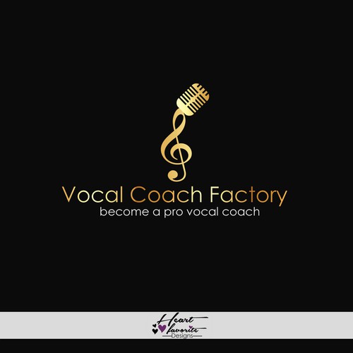 Vocal Coach Factory Logo Concept