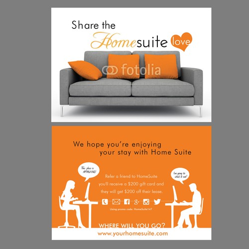 home suite postcard