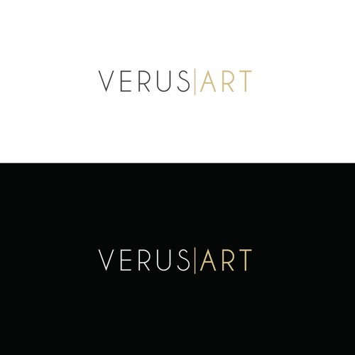 Simple and delicate logo for art company