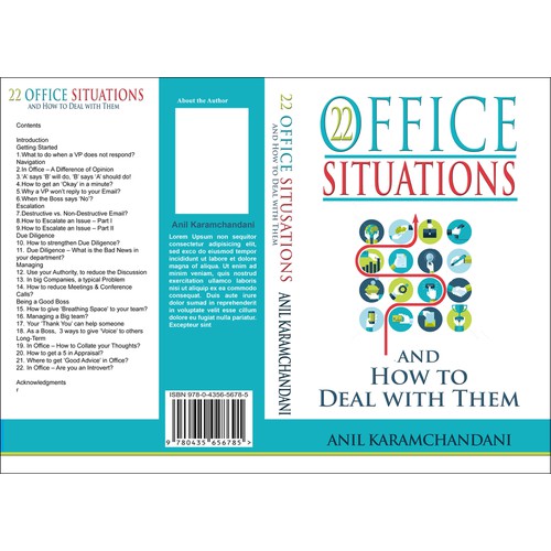Create a Cover for book - written for Managers and Officers 