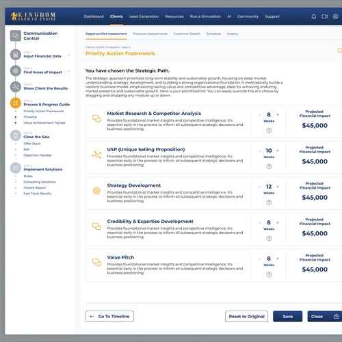 SaaS UI/UX Design 