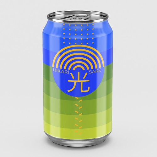 Trendy sake can design for 20-somethings