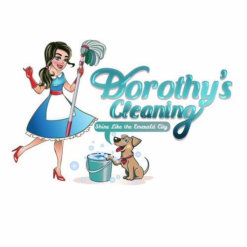 Logo for cleaning company