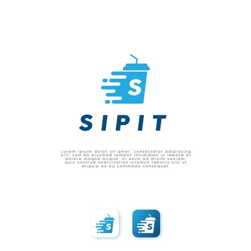 Minimalist Logo for SIPIT (Ship It)