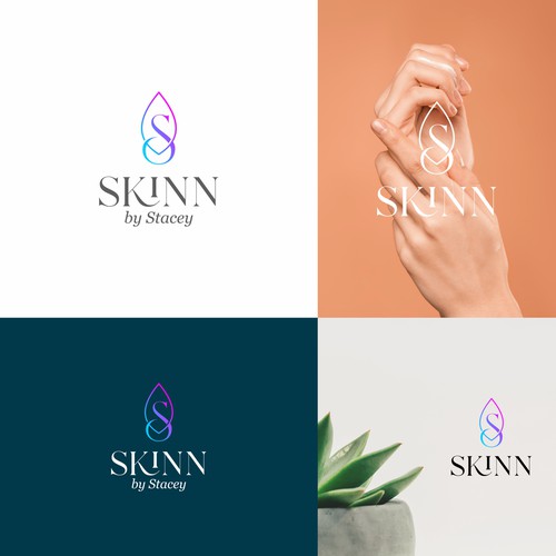 Feminine logo for beauty salon.