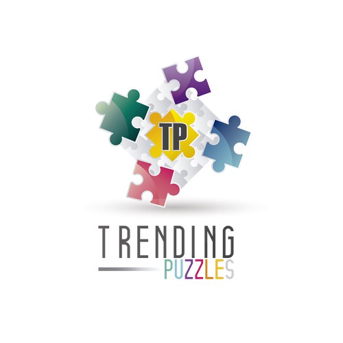 Logo for Trending Puzzles.
