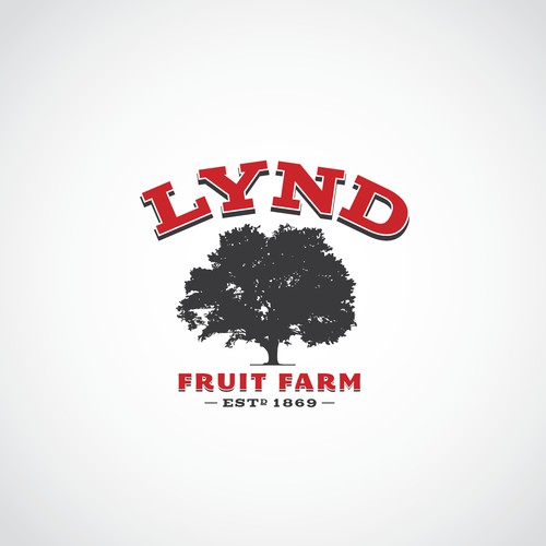 Create the next logo for Lynd Fruit Farm