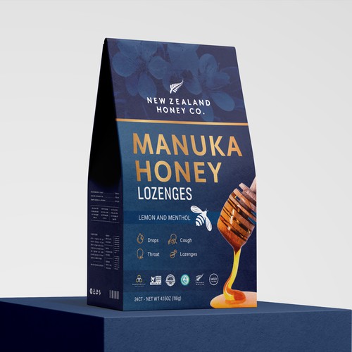 Manuka Honey Lozenges packaging design