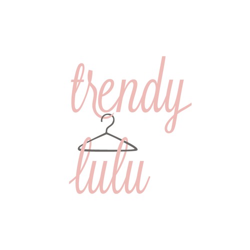 Create a trendy logo for an online women's fashion business