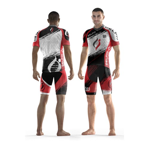 In contest Design a modern, minimalistic racing speedsuit for my Ironman triathlon team!