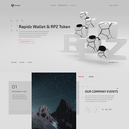 Site for buy cryptocurrency RPZ Tokens