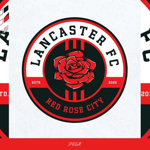 Soccer Club Logo design for "Lancaster FC".