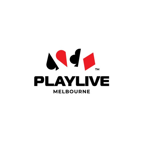 Iconic Logo for PlayLive Melbourne