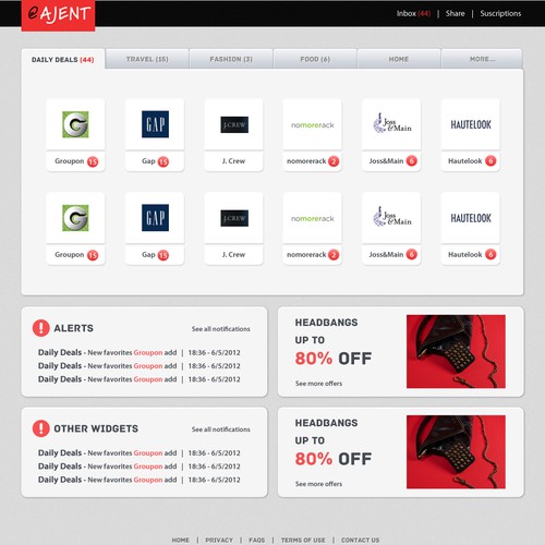 Create the next website design for Ajent.com
