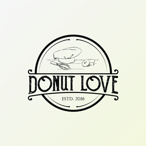 Logo design for Donut Love
