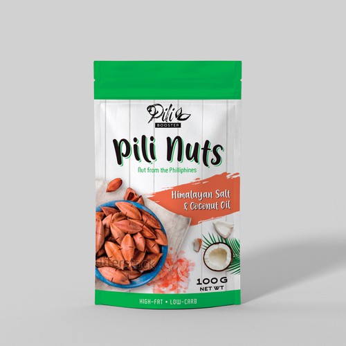 Packaging for a Pili nut company