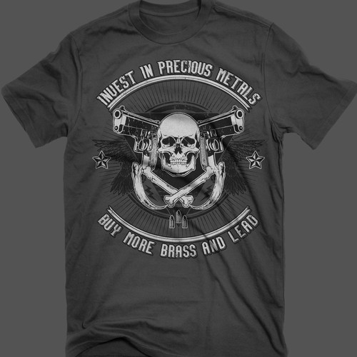 Create a bad-ass shirt for gun lovers!