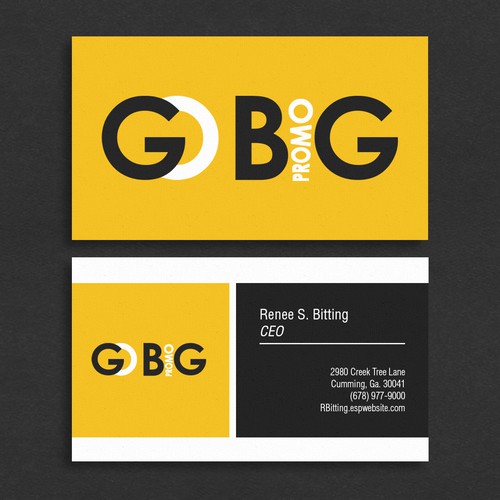 Go Big Promo Business Card