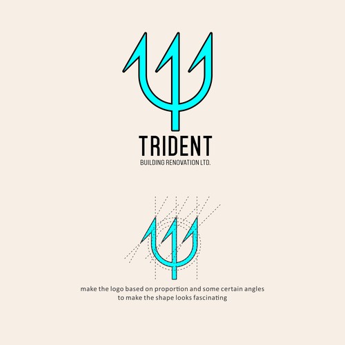 Concept for trident logo