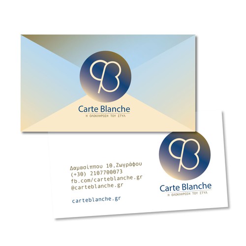 business card for beauty salon