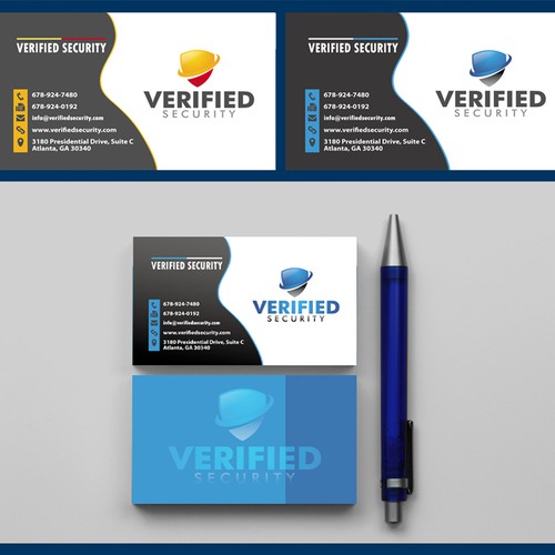 Need a Great Business Card Design for Verified Security!