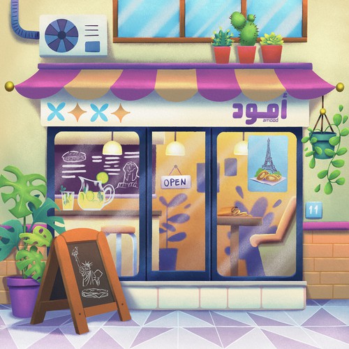 Restaurant Illustration