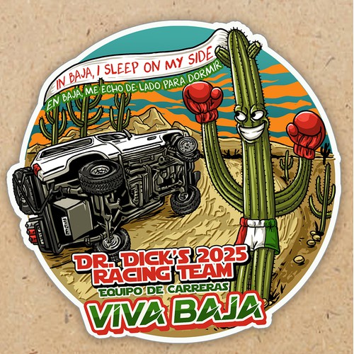 Sticker for Baja Racing Team