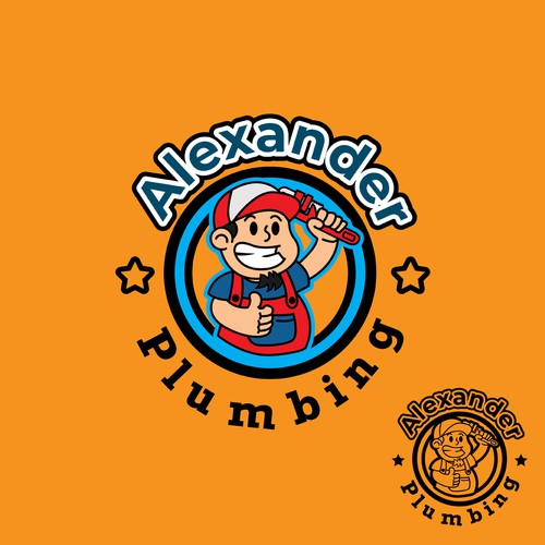 Mascot Logo Entry for Alexander Plumbing