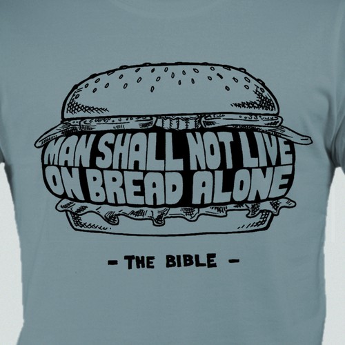 A funny t-shirt design inspired by a Bible verse