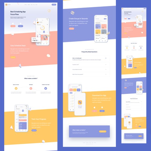 Landing Page UX UI Design