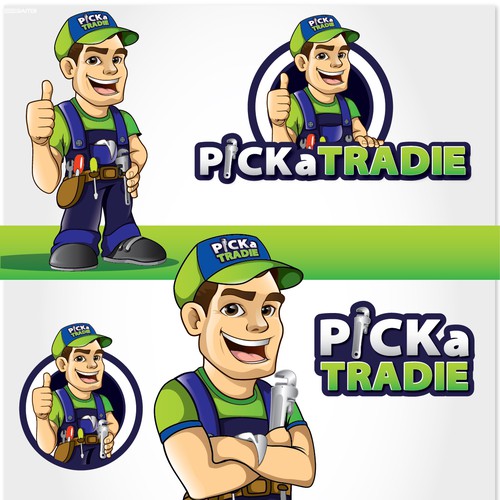 Create the next logo for Pick a Tradie