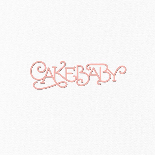 Simple unique bold logo for Cake Baby