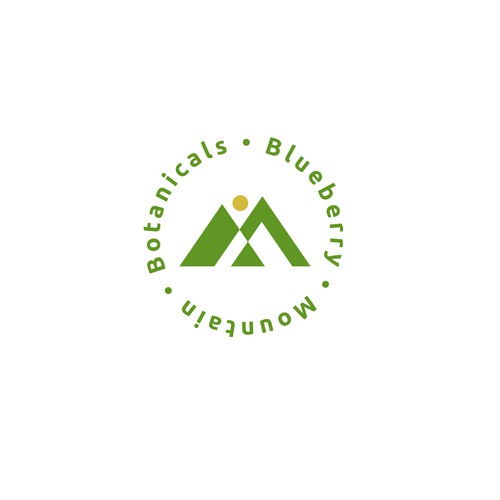 Logo concept to Blueberry Mountain