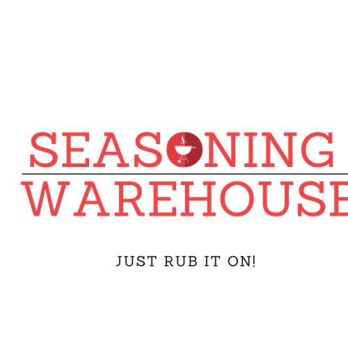 Bold logo concept for seasoning warehouse target audience  grillers bbq