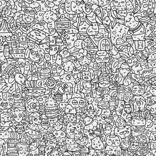 Doodle art illustration