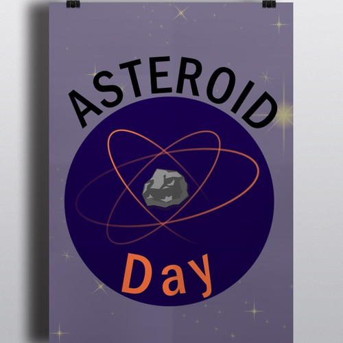 Logo concept for Asteroid Day
