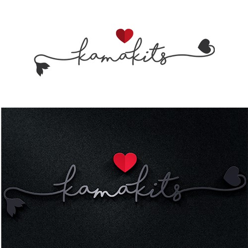 Design a romantic logo for Kama Kits