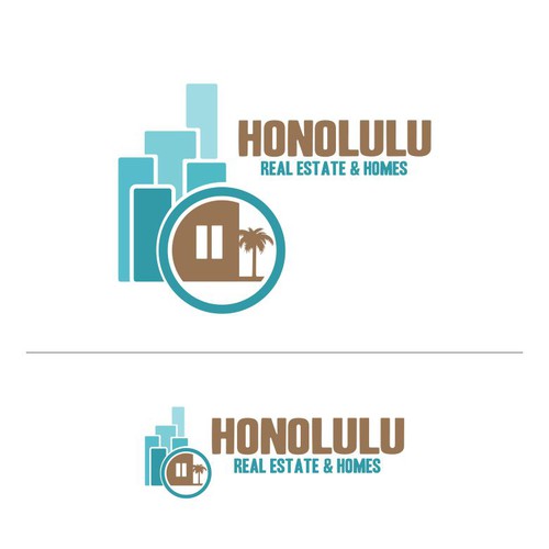 A rich bold but tastefull logo with Hawaiian theme