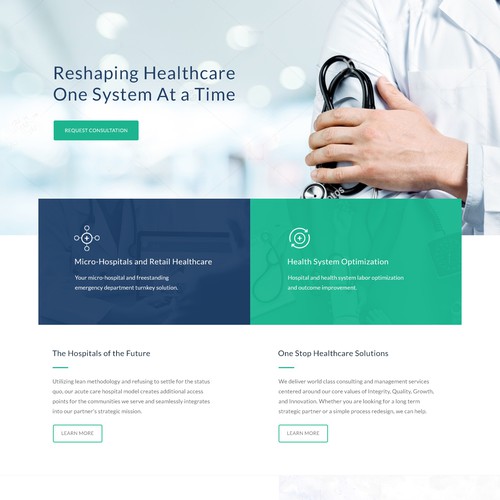 Covider Health Web Design