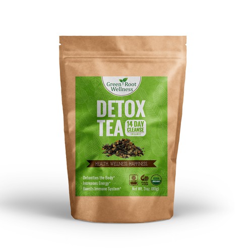 Detox Tea Bag Design