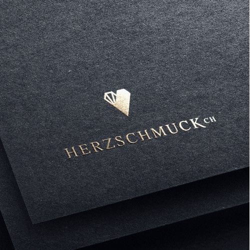 Hearth jewelry/diamond logo design.