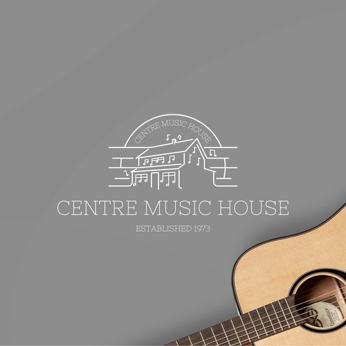 "Centre Music House" Logo Design