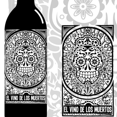 Vinos de Los Muertos Winery ("Day of the Dead" Winery) needs a new product label